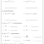 Evaluating Exponential Functions Worksheets