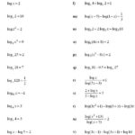 Exponential And Logarithmic Functions Worksheets Pdf Function Worksheets