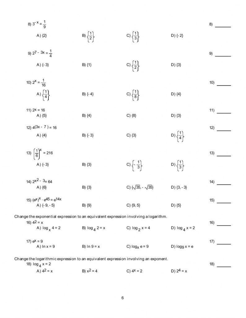 11 2 Practice Worksheet Exponential Functions Function Worksheets