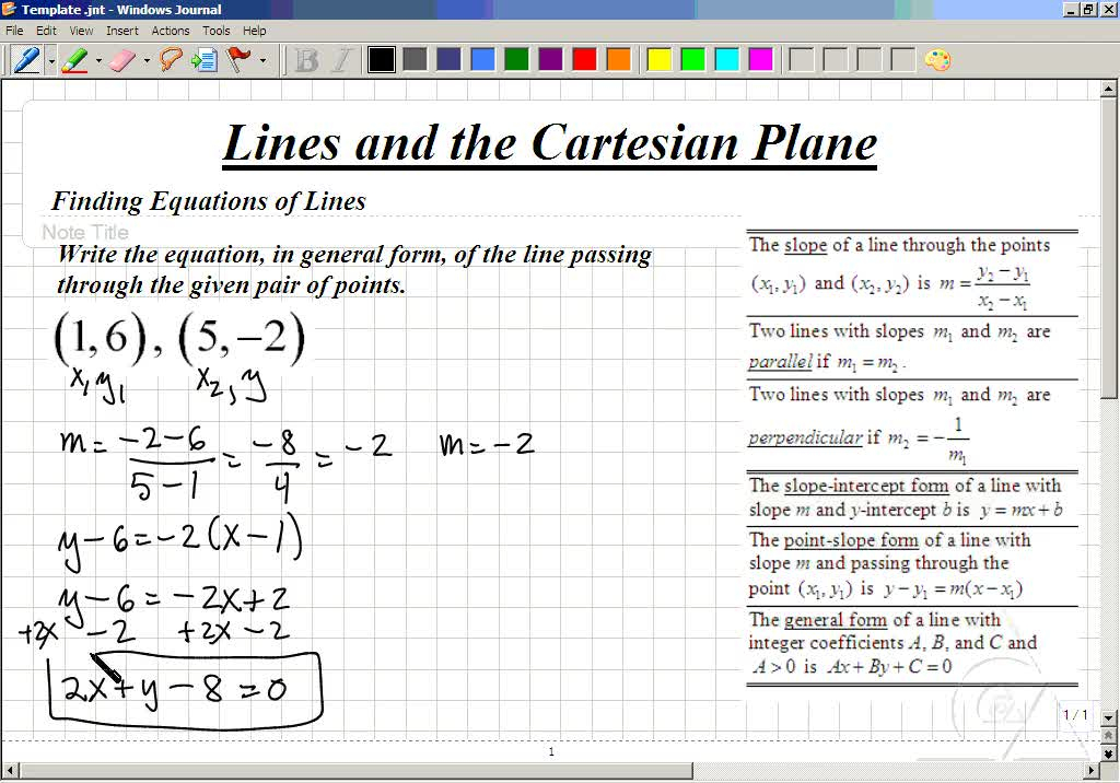 Exponential Functions Given Two Points Worksheet