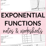 Exponential Functions Notes And Worksheets Lindsay Bowden