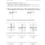 Exponential Functions Worksheet Answers Exponential Function Growth And