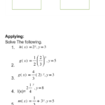Exponential Functions Worksheet with Answers And Pdf
