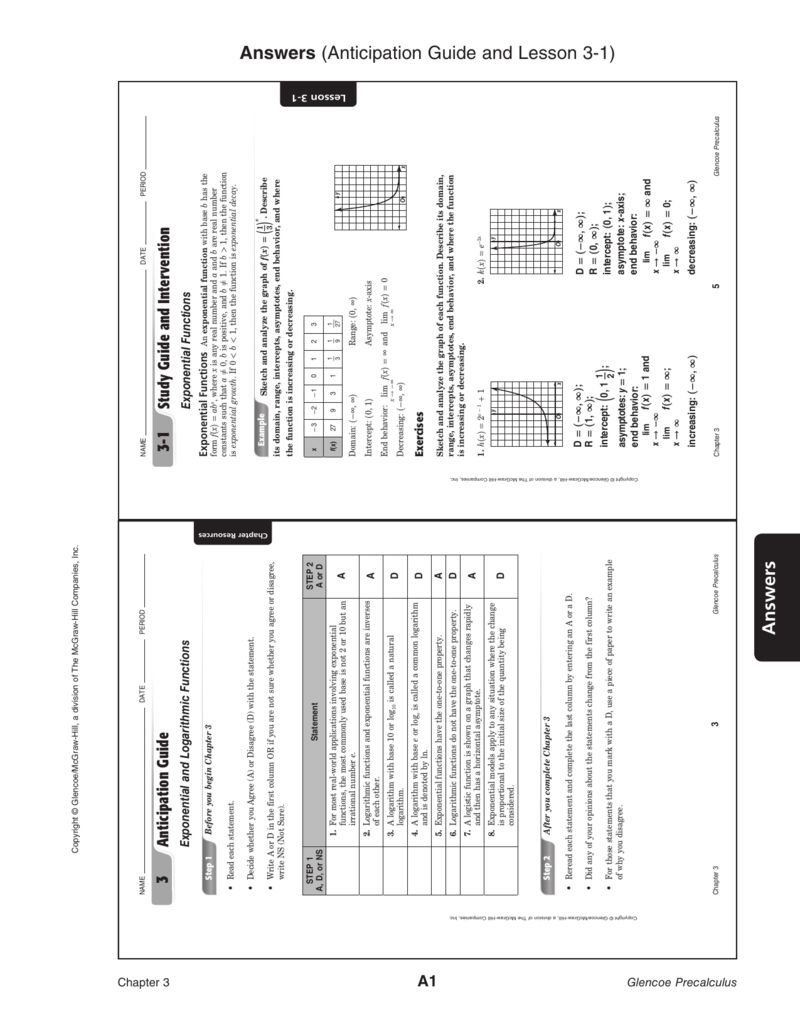 Exponential Growth And Decay Worksheet Answer Key