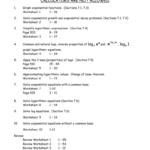 Exponential Page 12 Function Worksheets