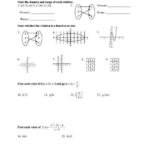 Functions And Relations Worksheet Topic 2 1 Relations And Functions