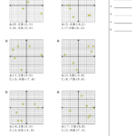 Identifying Points Of A Function In A Graph Worksheet Template With