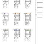 Identifying Points Of A Function In A Table Function Worksheet With