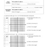 Linear Vs Exponential Worksheet Sixteenth Streets
