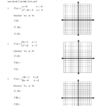 Piecewise Functions Evaluate Worksheet Answers Printable Worksheets