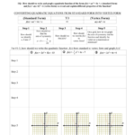 Quadratic Function Form Worksheet
