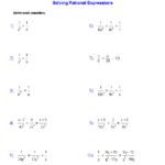 Rational Exponents Worksheet Algebra 1 Pdf Thekidsworksheet