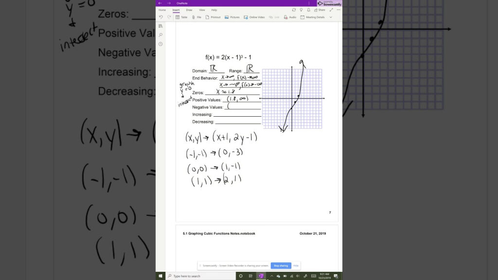 Section 5 1 Graphing Cubic Functions YouTube