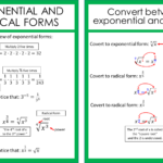 Unit 5 6 Exponential And Radical Forms