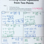 Writing Equations Of Exponential Functions Given Two Points Worksheet