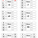 1 Step Function Machine Worksheet