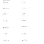 10 Literal Equations Worksheets 8th Grade Worksheeto