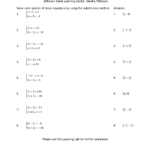 12 Systems Of Quadratic Equations Worksheet Worksheeto