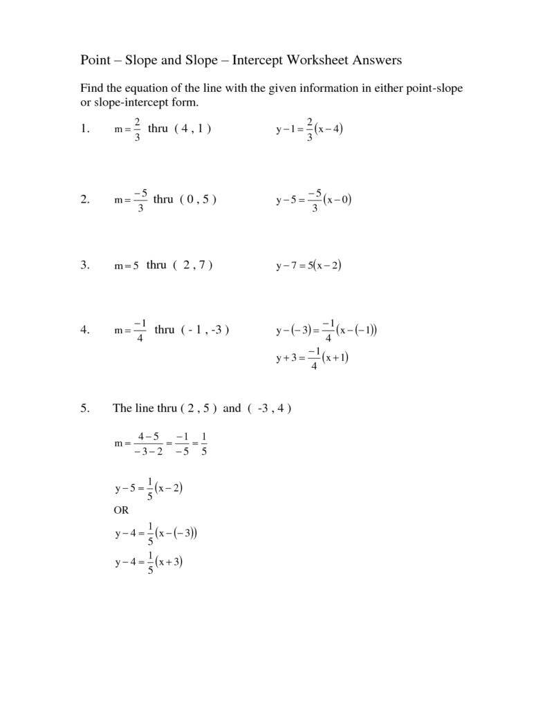 15 Finding Slope Worksheets Given Points Worksheeto