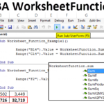 25 Unique Excel Vba Userform Worksheetfunction