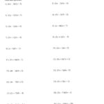 30 Multiplying Polynomials Worksheet 1 Answers Education Template