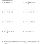 30 Point Slope Form Worksheet Support Worksheet