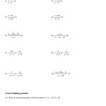 30 Solving Rational Inequalities Worksheet Education Template