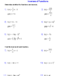 Algebra 2 Composite Functions Worksheet Free Worksheet
