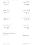 Algebra 2 Inverse Functions Worksheet TUTORE ORG Master Of Documents