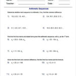 Algunproblemita Arithmetic Sequence Worksheet