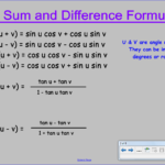 Angle Sum difference Identities Worksheet Answers With Work
