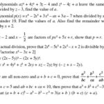 Class 9 Important Questions For Maths Polynomials Polynomials Math