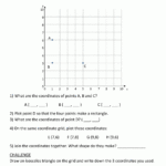 Coordinate Worksheets