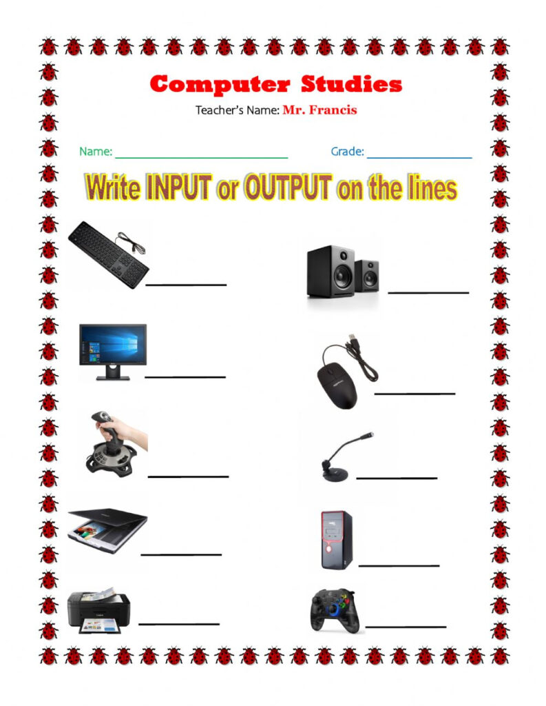 Ejercicio De INPUT OUTPUT DEVICES