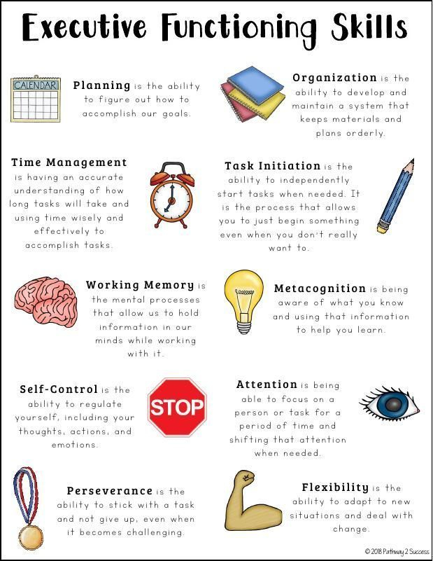  Executive Functioning Activity Worksheets Free Download Goodimg co