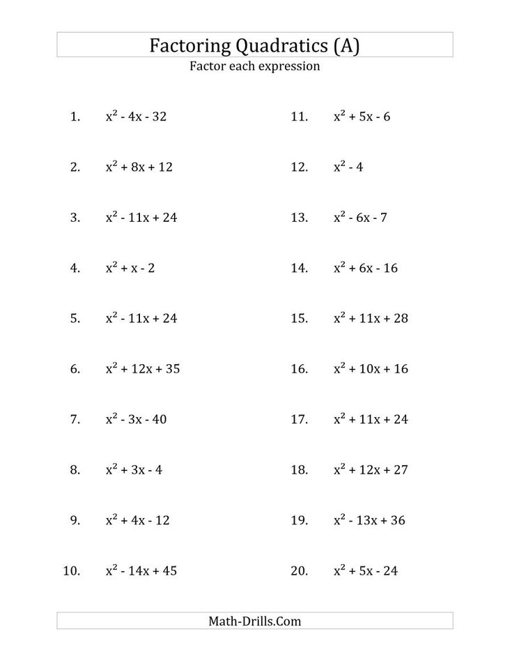 Factoring Equations MackenzieropHolden