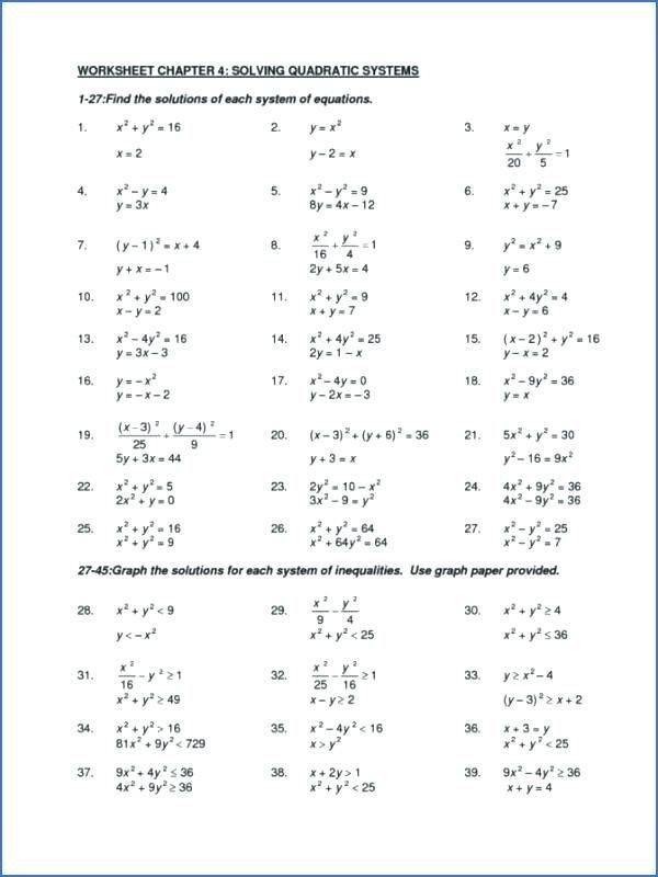 Factoring Quadratic Equations Worksheet Printable Worksheet Template