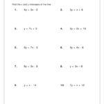 Finding X And Y Intercepts Worksheet Day 1 Fill Online Printable Fillable Blank PdfFiller