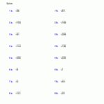 Free Math Worksheets Square Roots Free Download Goodimg co