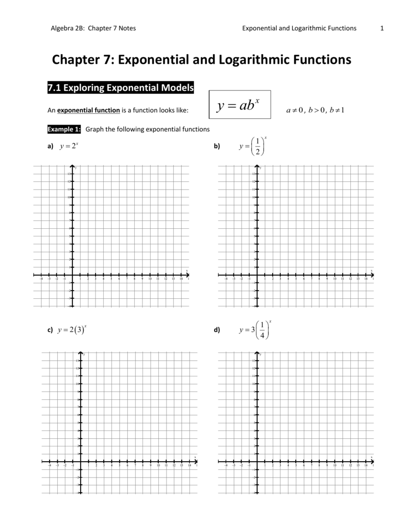 Graphing Exponential Functions Worksheet 2 Answers Kayra Excel