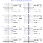 Graphing Lines Given Two Ordered Pairs Worksheets Graphing Linear