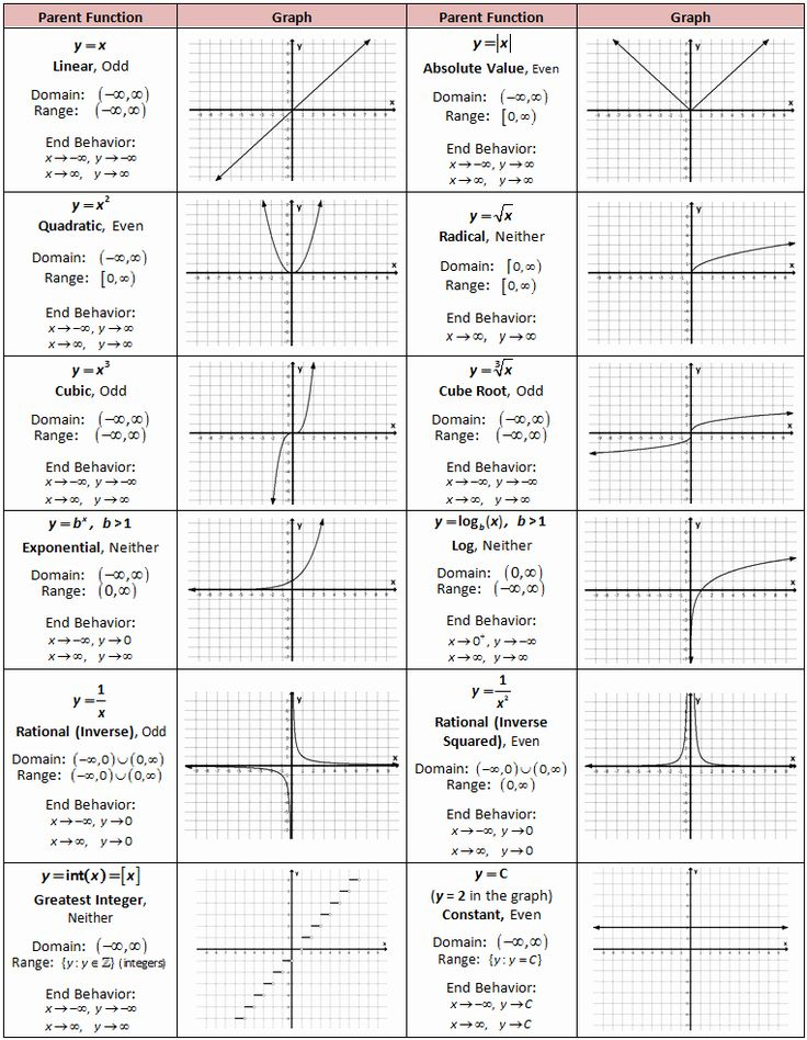 Graphing With Parent Functions Worksheet Graphworksheets