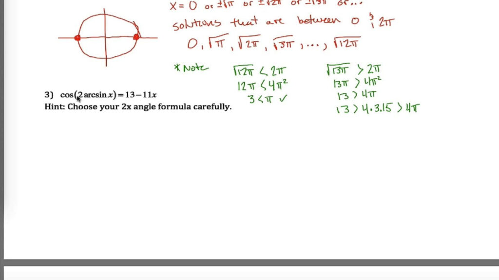 HARD Trig Equations Worksheet YouTube