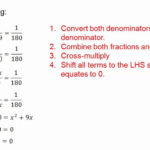 How To Solve Quadratic Equations With Fractions Tessshebaylo