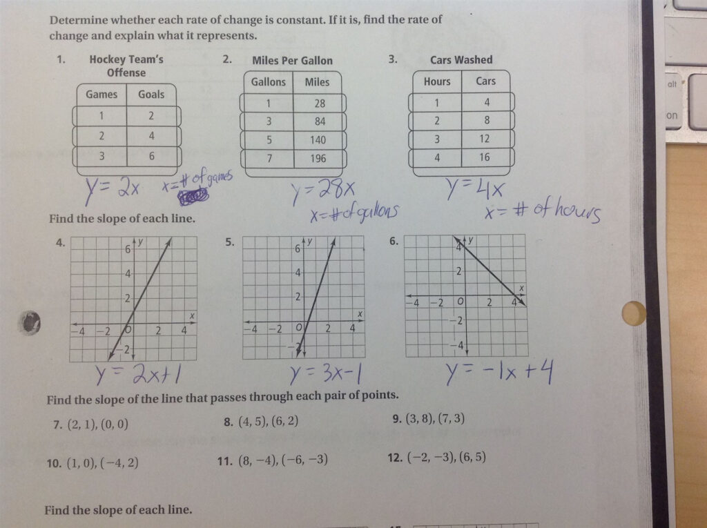 Linear Equation Worksheet With Answers Equations Worksheets