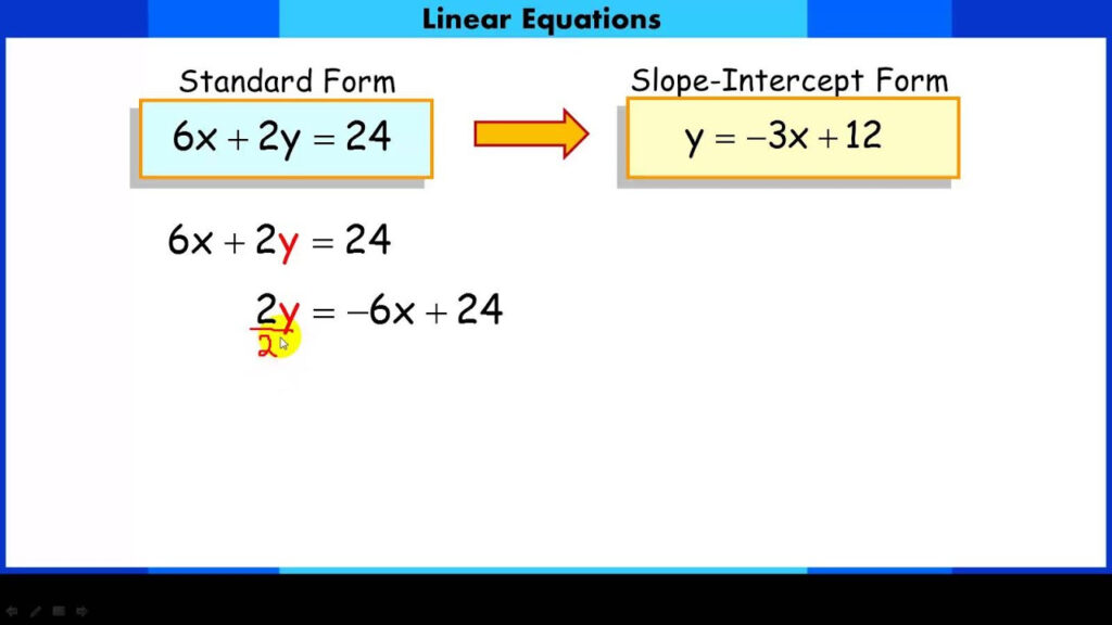 Mescheryakovinokentiy EQUATION TO SLOPE INTERCEPT FORM CONVERTER