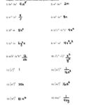 Multiplication Properties Of Exponents Worksheet Best Positive