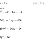 Polynomial Word Problems Worksheet