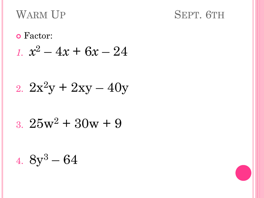 Polynomial Word Problems Worksheet