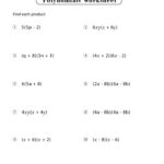 Polynomials Worksheets With Answer Key